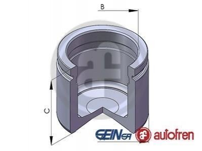 Поршенек суппорта перед SIERRA/SCORPIO (60х51,25мм) 85-94 SEINSA AUTOFREN D025312