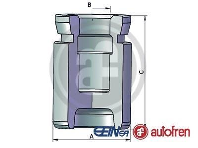 Елементи гальмівного супорта (Поршень) (SEIN) AUTOFREN D0 25370