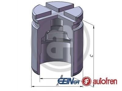 Поршенек суппорта Accord 08- 38*47mm SEINSA AUTOFREN D025472