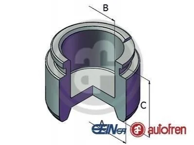 Комплект поршнів супорта AUTOFREN D0 25479