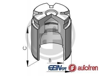 Поршень супорта пер./зад. Hyundai i30 11-/Kona 17-/Picanto 11-/Cerato 13-/ (34x47mm)(Mobis) SEINSA AUTOFREN D0 25642