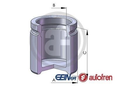 Поршень тормозного суппорта AUTOFREN D0 2570 (фото 1)