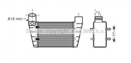 Интеркулер AVA AVA COOLING AI 4225