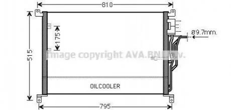 AI-A8 03-Радиатор кондиционера A8 3.0 i * 08/03-04/05 AVA AVA COOLING AI5301