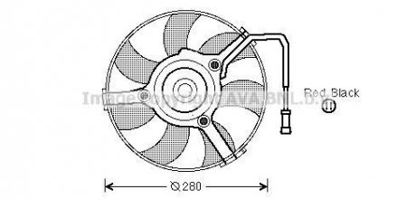 Вентилятор радіатора VW (AVA) AVA COOLING AI 7504