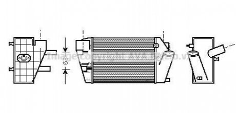 Интеркулер AVA AVA COOLING AIA 4187