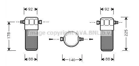 Осушувач, Система кондиціонування повітря AVA COOLING AI D154 (фото 1)