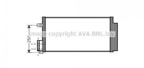 Радiатор кондицiонера AVA AVA COOLING ALA 5116D (фото 1)