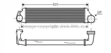 Інтеркулер AVA AVA COOLING BW 4282