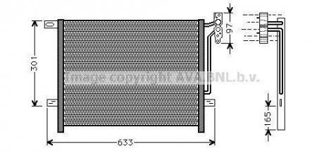 Радіатор кодиціонера AVA COOLING BW5203