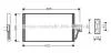 Радиатор кондиционера BMW 5 E39 (96-), 7 E38 (94-) 2.0D, 2.5D, 3.0D AVA AVA COOLING BW 5254 (фото 1)