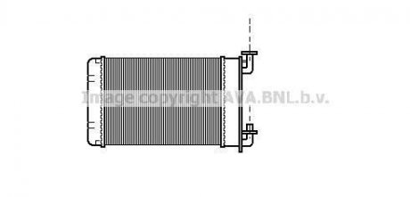 Радиатор печки (пластик. трубки), 3/88- [OE. 1373772] AVA AVA COOLING BW 6022