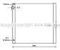 Радіатор охолодження двигуна BMW X5 (E70) (06-10) 3,0i 4,8i AT AVA AVA COOLING BWA2436 (фото 1)