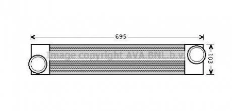 Інтеркулер AVA AVA COOLING BWA 4346