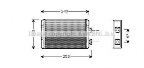 Радiатор опалення AVA AVA COOLING BWA 6210