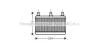 Радіатор обігрівача салону BMW 5e60 02>10 AVA AVA COOLING BWA 6341 (фото 1)