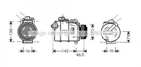 Компресор кондиционера AVA AVA COOLING BWA K309