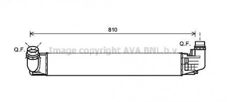 Интеркулер AVA COOLING DAA4009