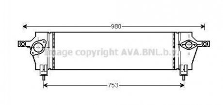 Интеркулер AVA AVA COOLING DNA 4333