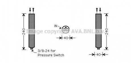Осушувач, Система кондиціонування повітря AVA COOLING DND267