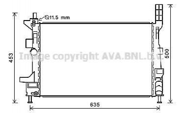 Радiатор AVA AVA COOLING FD 2578