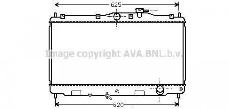 Радиатор 2.0i [OE. 19010-P45-G01] AVA AVA COOLING HD 2010