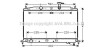 Радіатор охолодження двигуна Hyundai Accent 1,4-1,6i 05>10 MT AC+/- AVA AVA COOLING HY2188 (фото 1)