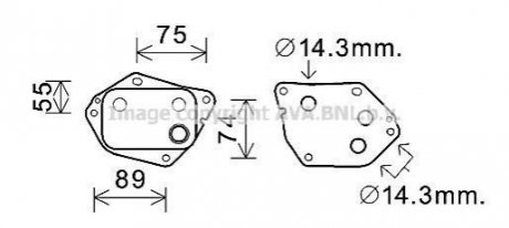 HY-i30 11- Масляный радиатор AVA AVA COOLING HY3288