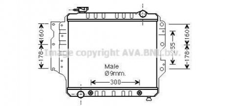 Радиатор AVA AVA COOLING JE 2022