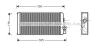 Теплообмінник, Система опалення салону AVA COOLING MS6188 (фото 1)