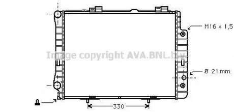 Радиатор охлаждения MERCEDES E-CLASS W210 (AVA) AVA COOLING MSA2190