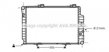 Радиатор AVA AVA COOLING MSA 2234
