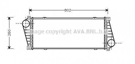 Интеркулер MB Sprinter (96-06)/VW LT35 (96-06) AVA AVA COOLING MSA4217