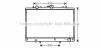 Радіатор, Система охолодження двигуна AVA COOLING MT2188 (фото 1)
