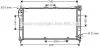 Радиатор охлаждения двигателя MAZDA 323F MT -AC 94-98 (Ava) AVA COOLING MZ2101 (фото 1)