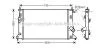 Радиатор охлождения MAZDA 5 (05-) (AVA) AVA COOLING MZ2183 (фото 1)
