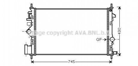 Радиатор AVA AVA COOLING OLA 2474