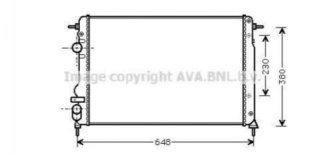 Радiатор AVA AVA COOLING RTA 2312