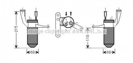 RT-CLIO 01-/Осушитель AVA AVA COOLING RTD428