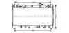 Радіатор охолодження двигуна Toyota Camry 2,4i 01>06 AT AC+/- AVA AVA COOLING TO2282 (фото 1)