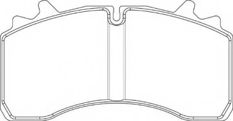 Комплект гальмівних колодок, дискове гальмо BE BERAL 2916231004045694
