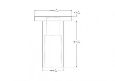 Комплект заклепок стальная трубчатая 8x18 BERAL 93059