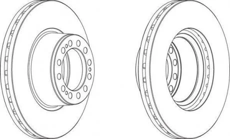 Тормозной диск BERAL BCR201A