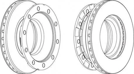 Тормозной диск BERAL BCR336A