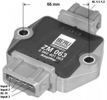 VW Коммутатор зажигания Audi 80,100,A4/6/8 2.6/2.8 BERU ZM063