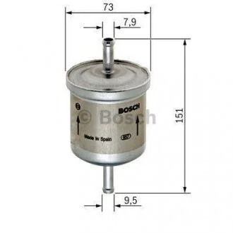 Фильтр топлива Jeep Cherokee 2.5- 4.0 88- BOSCH 0450905985