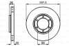 OPEL Диск тормозной передний FRONTERA 91- 257 22 20.6 BOSCH 0986478596 (фото 1)