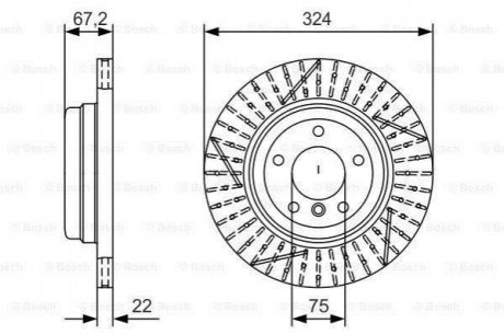 Тормозной диск BOSCH 0 986 479 A78