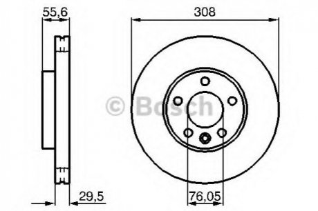 Гальмівний диск BOSCH 0 986 479 B88