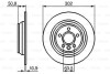 Диск тормозной (задний) Ford Focus/Galaxy/Kuga/Mondeo 08-/Range Rover 11- (302x11) BOSCH 0 986 479 B94 (фото 6)